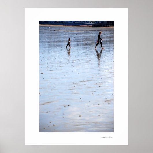 WIE EIN MENSCHENPoster GEHEN Poster (Vorne)