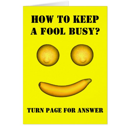 Wie ein Narr Behalten wird (Vorne)