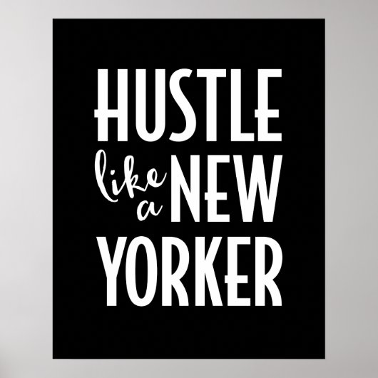 Wie ein New Yorker Poster drucken (Vorne)
