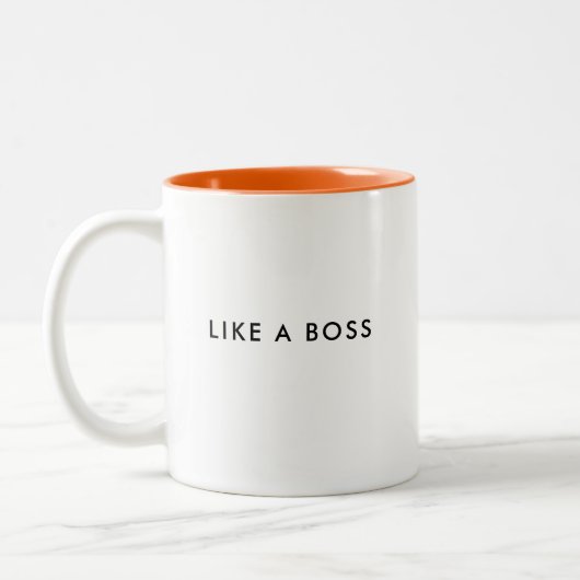 Wie ein Niedliches Trendangebot von Boss Funny Zweifarbige Tasse (Links)