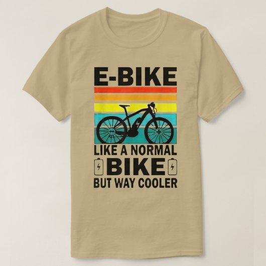 Wie ein normales Fahrrad, aber viel Cooler T-Shirt (Design vorne)