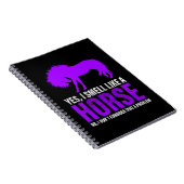 Wie ein Pferd zu riechen ist kein Problem Notizblock (Rechte Seite)