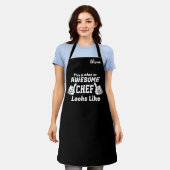 Wie ein Phantastischer Koch aussieht wie Männer Fr Schürze (Getragen)
