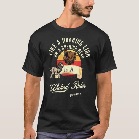Wie ein rotierender Löwe oder ein rostender Bär is T-Shirt (Vorderseite)