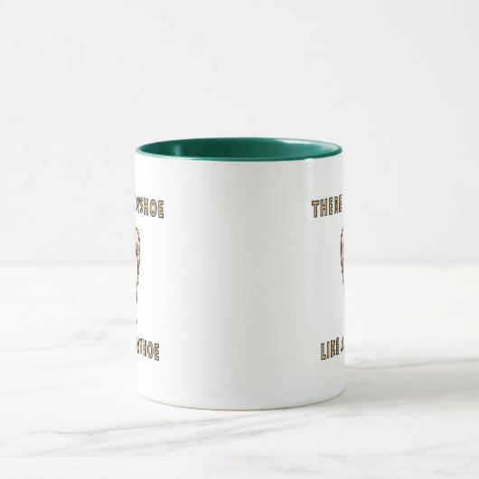 Wie ein Schneeschuh Funny Snowshootangebot Tasse (Zentrum)