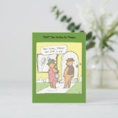 Wie ein Schwein Postkarte (Stehend Vorderseite)