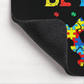 Wie ein seltsames Blatt Gebärmuttertümer-Autismus Mousepad (Ecke)