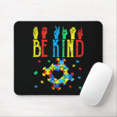 Wie ein seltsames Blatt Gebärmuttertümer-Autismus Mousepad (Mit Mouse)