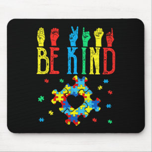 Wie ein seltsames Blatt Gebärmuttertümer-Autismus Mousepad