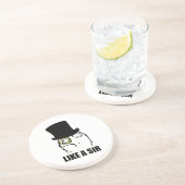 Wie ein Sir Monocle Rage Face Meme Sandstein Untersetzer (Seite)