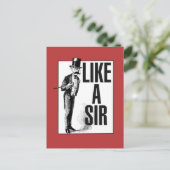 Wie ein SIR Postkarte (Stehend Vorderseite)