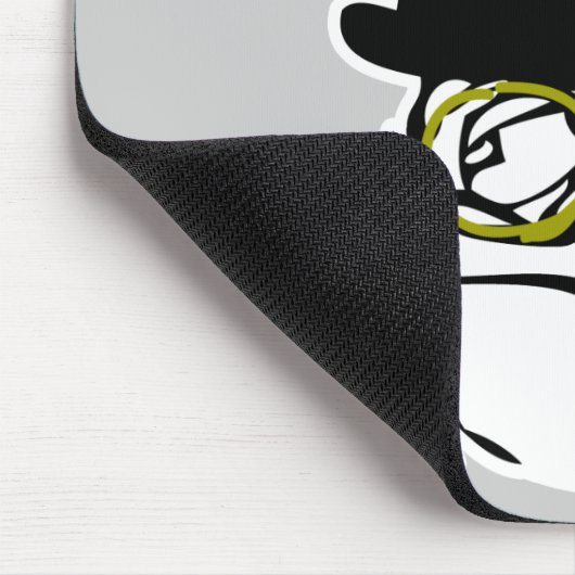 Wie ein Sir Rage Face Meme Mousepad (Ecke)