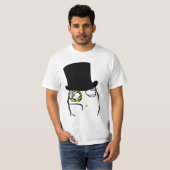 Wie ein Sir Rage Face Meme T-Shirt (Vorne ganz)