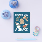 Wie ein Snack, ein fröhlicher Weihnachtssnack Flyer (Einzeln)