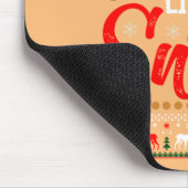 Wie ein Snack Funny Christmas Cookie hässlich auss Mousepad (Ecke)