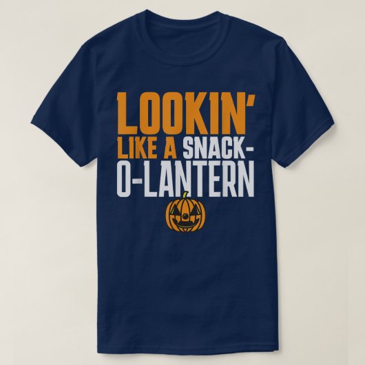 WIE EIN SNACKOLANTERN JackOLantern Pumpkin H T-Shirt (Design vorne)