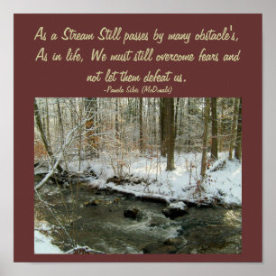 Wie ein Strom noch durch viele… Plakat führt