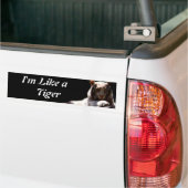 Wie ein Tiger Autoaufkleber (Auf Lkw)