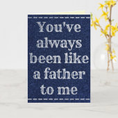 Wie ein Vater für mich Glitzer-Karte des Vaters Karte (Gelbe Blume)