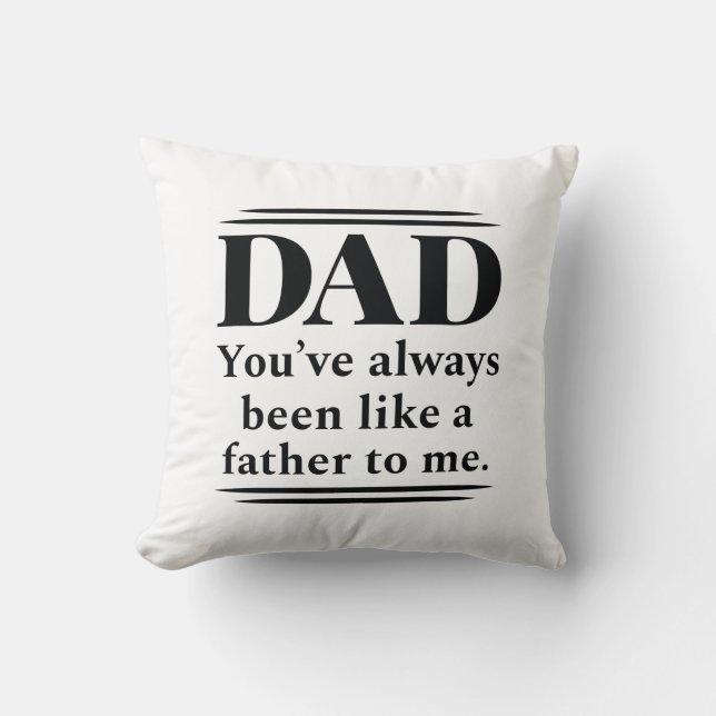Wie ein Vater Kissen (Vorderseite)