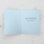 Wie ein Vater Stepdad Modern Inspirivity Card Karte (Innenseite)