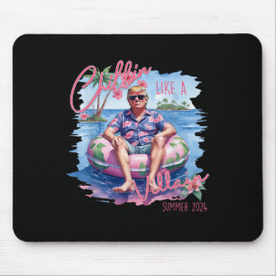 Wie ein Villain Trump für Präsident 2024 Mousepad