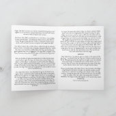 Wie ein Wächter Angel Hund einen katholischen Prie Karte (Innenseite)