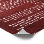 Wie ein Wächter Angel Hund einen katholischen Prie Poster (Ecke)