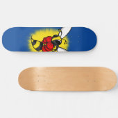 Wie eine Biene Skateboard (Horizontal)