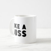 Wie eine Boss Coffee Tasse (Vorderseite Links)