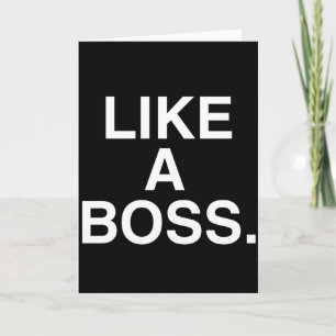 Wie eine Boss-Karte Karte