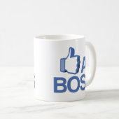 WIE EINE BOSS-Tasse Kaffeetasse (VorderseiteRechts)