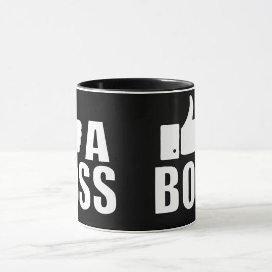 Wie eine Boss-Tasse Tasse (Zentrum)