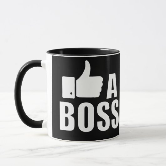 Wie eine Boss-Tasse Tasse (Links)
