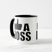 Wie eine Boss-Tasse Tasse (Vorderseite Links)