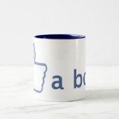 Wie eine Boss-Tasse Zweifarbige Tasse (Mittel)