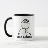 Wie eine Chef Meme Kaffee-Tasse Tasse (Links)