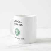 Wie eine Chef-Tasse Kaffeetasse (Vorderseite Links)