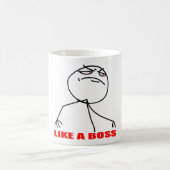 wie eine Chefinternet meme Comicraserei Kaffeetasse (Mittel)