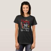 Wie eine Diva Leopard in meinen 30. Geburtstag ein T-Shirt (Vorne ganz)