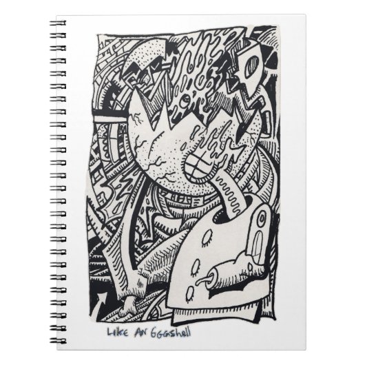 Wie eine Eggshell Notizblock (Vorderseite)