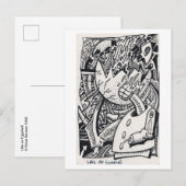 Wie eine Eggshell Postkarte (Vorne/Hinten)