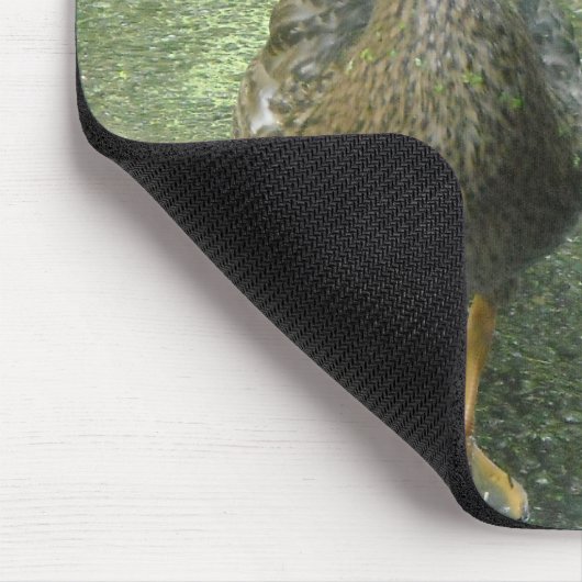 Wie eine Ente aus Wasser Mousepad (Ecke)