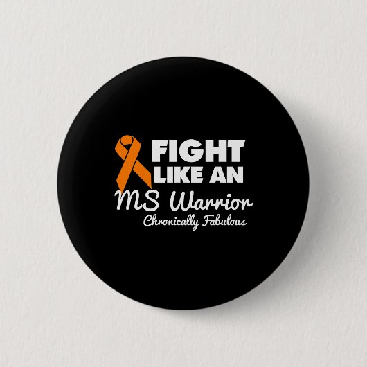 Wie eine Frau Warrior Button (Vorderseite)