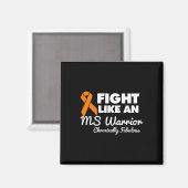 Wie eine Frau Warrior Magnet (Vorderseite/Rückseite)