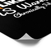 Wie eine Frau Warrior Poster (Ecke)