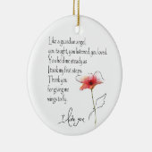 WIE EINE GARDISCHE ANGEL ORNANAMENT KERAMIK ORNAMENT (Rechts)