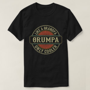 Wie eine Grumpa nur Cooler Vintager Retro Opa T-Shirt