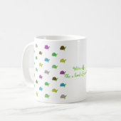 Wie eine Herde der Schildkröten Kaffeetasse (Vorderseite Links)