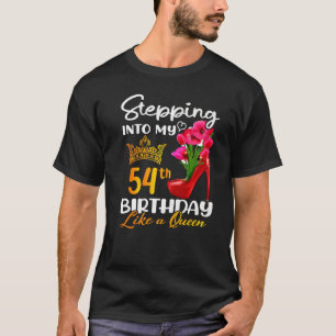 Wie eine Königin für 54 Jahre in meinen 54. Geburt T-Shirt
